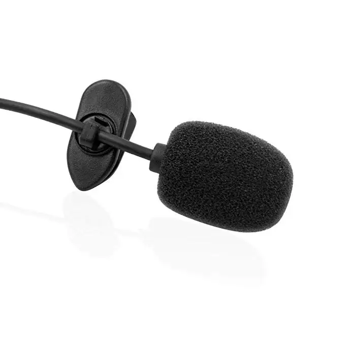 Портативный петличный микрофон Lavalier 3,5 мм Mic Pro лучший для интервью, видеозаписи, прямые трансляции шумоподавление Mic