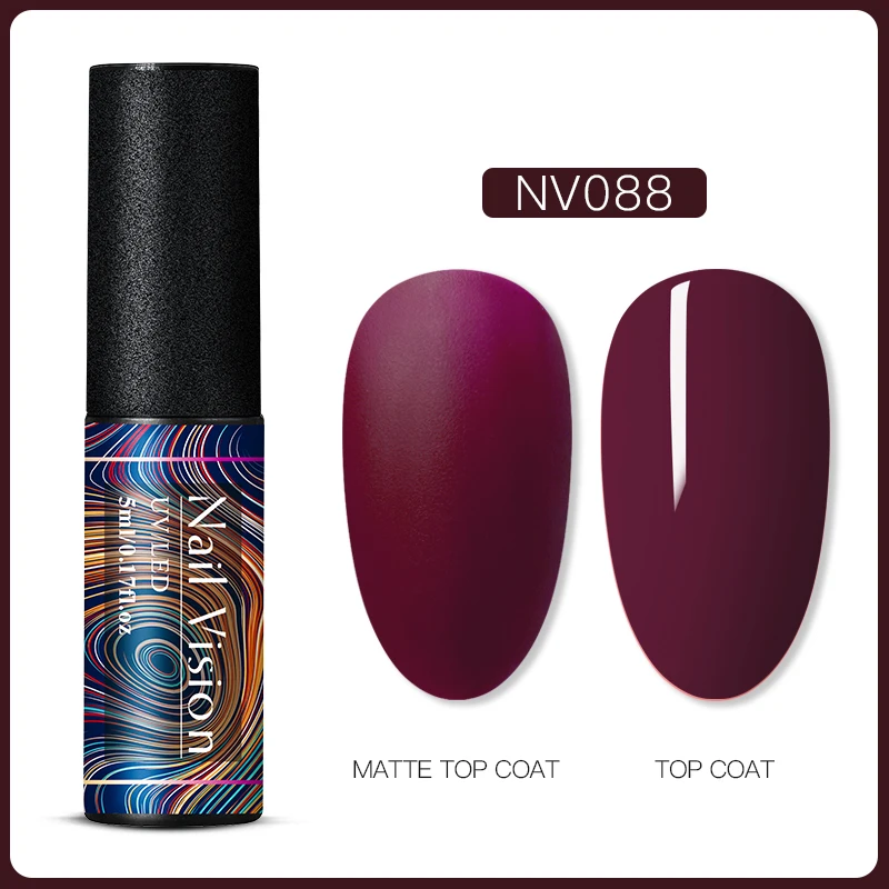 Nail Vision матовый цвет УФ-гель для ногтей 5 мл чистый цвет матовое покрытие требуется Сделай Сам Маникюр замочить от ногтей гель лак - Цвет: HHS06683