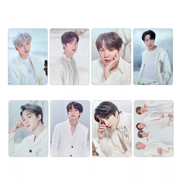 Южнокорейские группы K POP Bangtan Boys карта путешествия ЛОМО Фотокарта JUNG KOOK JIMIN JIN SUGA