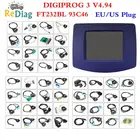 Digiprog3 полный комплект Digiprog 3 V4.94 программатор одометра DigiprogIII диагностический инструмент пробега для многих автомобилей с вилкой EUUS