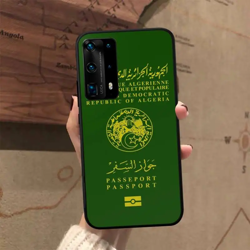Алжирский паспорт чехол для телефона Huawei P40 P30 P20 Pro P10 Plus P9 P8 Lite P Smart Cover | Мобильные