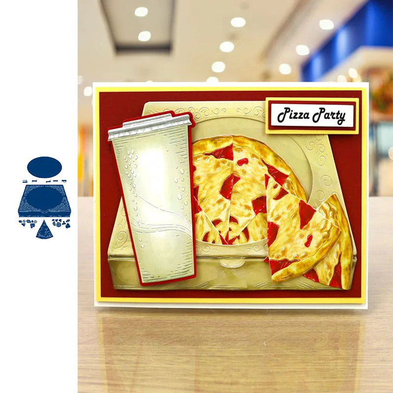 Коробка для пиццы и напитков металлические штампы резки скрапбукинг фотоальбом