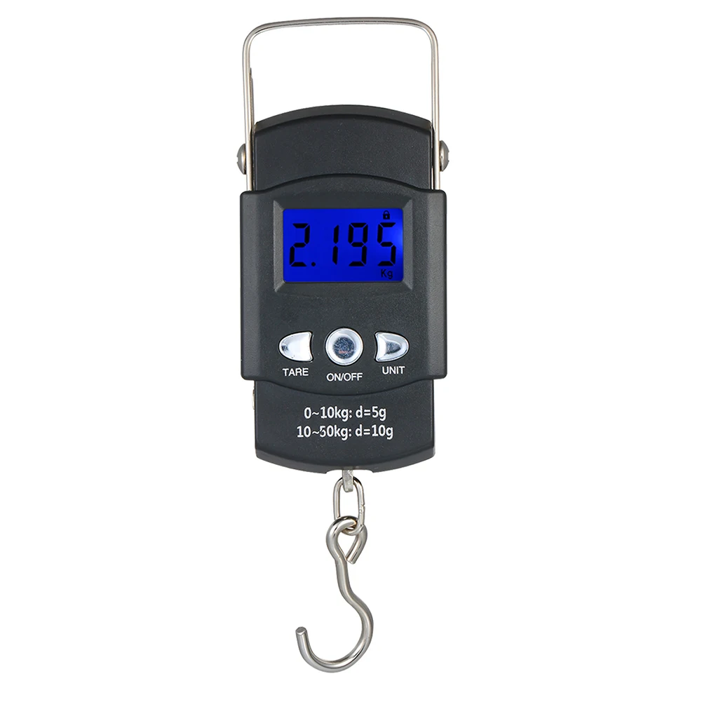

50kg Portable Electronic Scale Travel Luggage Fishing Balance Weighing Tool Outdoor Fishing Accessories Hanging Scale
