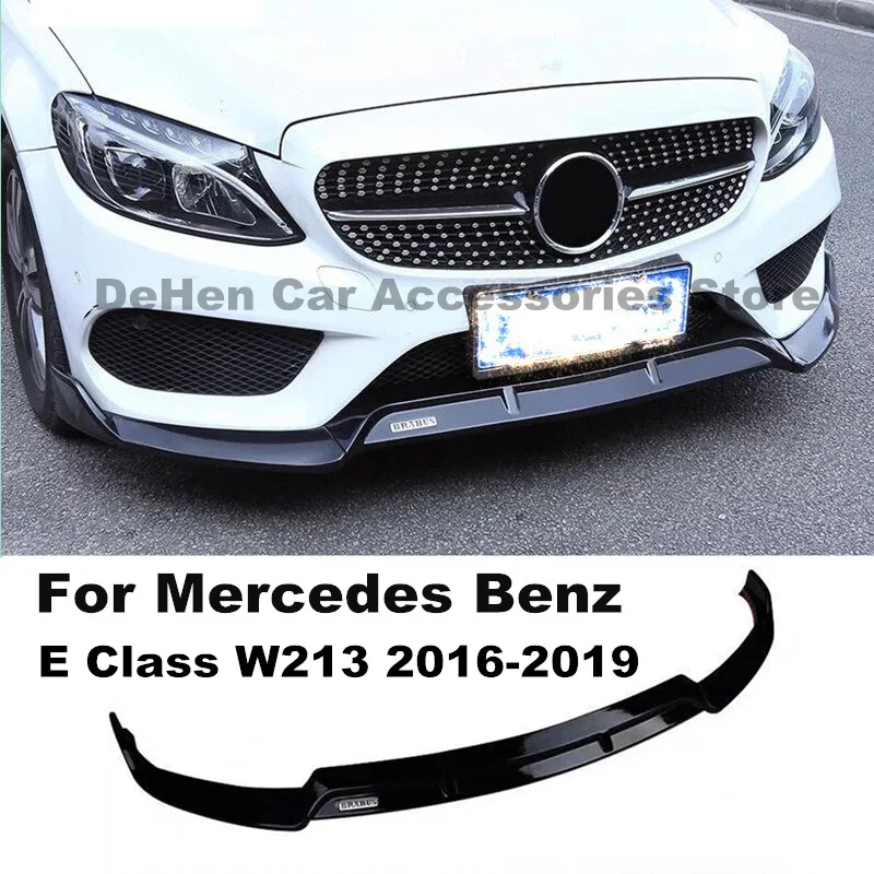 Передний бампер для губ комплект спойлер разветвители для Mercedes-Benz E Class W213 E200 E300 E320 AMG Спорт