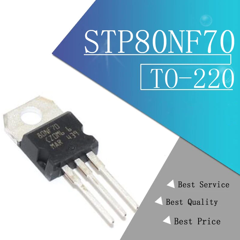 10 шт./лот STP80NF70 80NF70 TO 220 MOSFET контроллер 80A 70V EMU новый оригинальный Немедленная