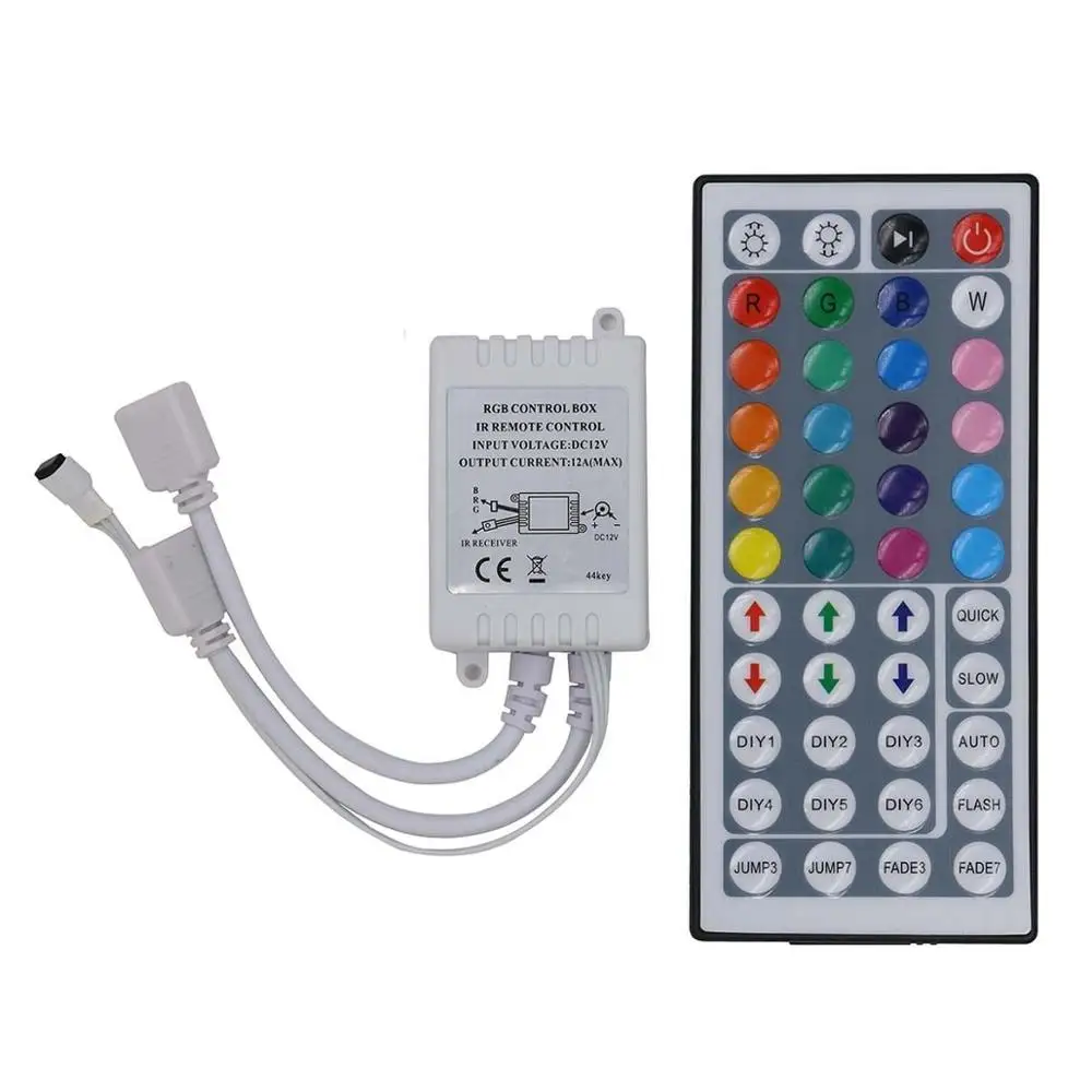 Пульт дистанционного управления для светодиодной ленты SMD 3528 5050 RGB 24 клавиши 44 |
