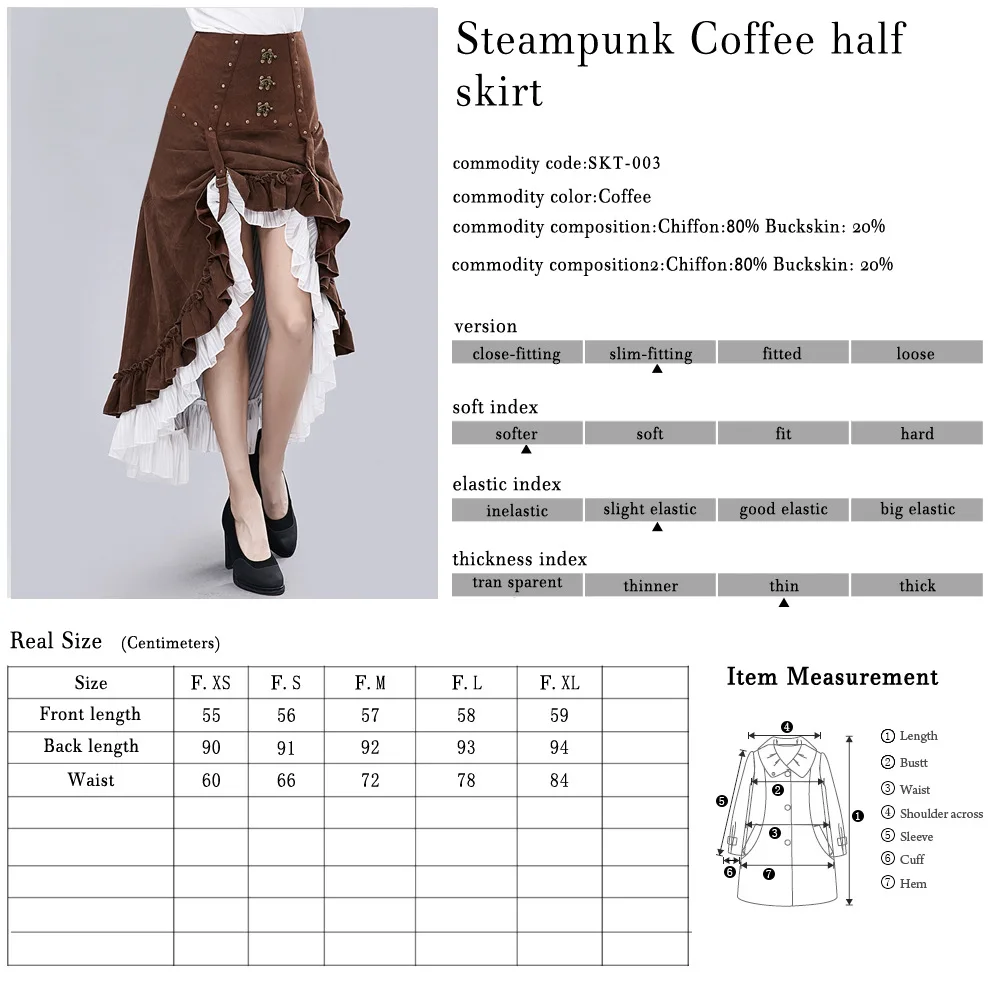 

Long Skirts Women Midi Maxi Skirt Goth Lolita Summer High Waist Asymmetrical High Low Ruched Ruffle Skirts Punk Rok Harajuku