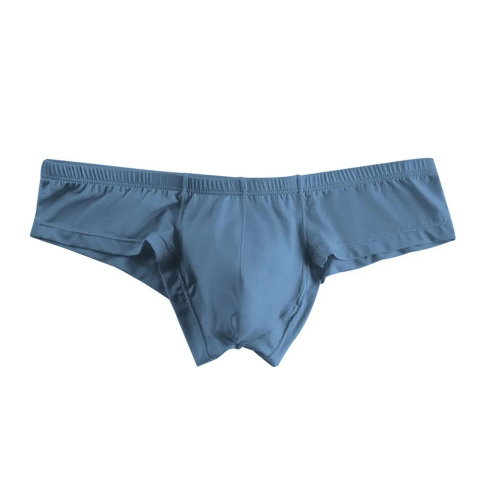 

Men Fashion Comfortable Bikini Convex Pouch Underpants Half-Hip Panties Low Waist Modal Briefs Male Erotic Lingerie 2021 New