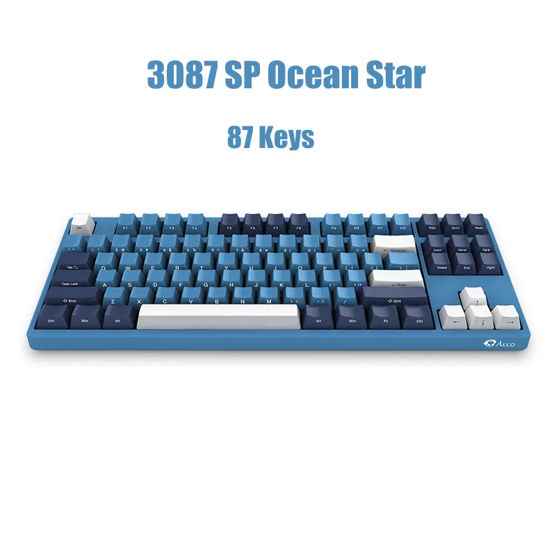 3087 87 Keys AKKO 3108/3087 SP игровая механическая клавиатура с океанической звездой 108 ключ/87 ключ Вишневый выключатель MX 1ms скорость usb type-C для компьютерных игр - Цвет: 3087 87 Keys