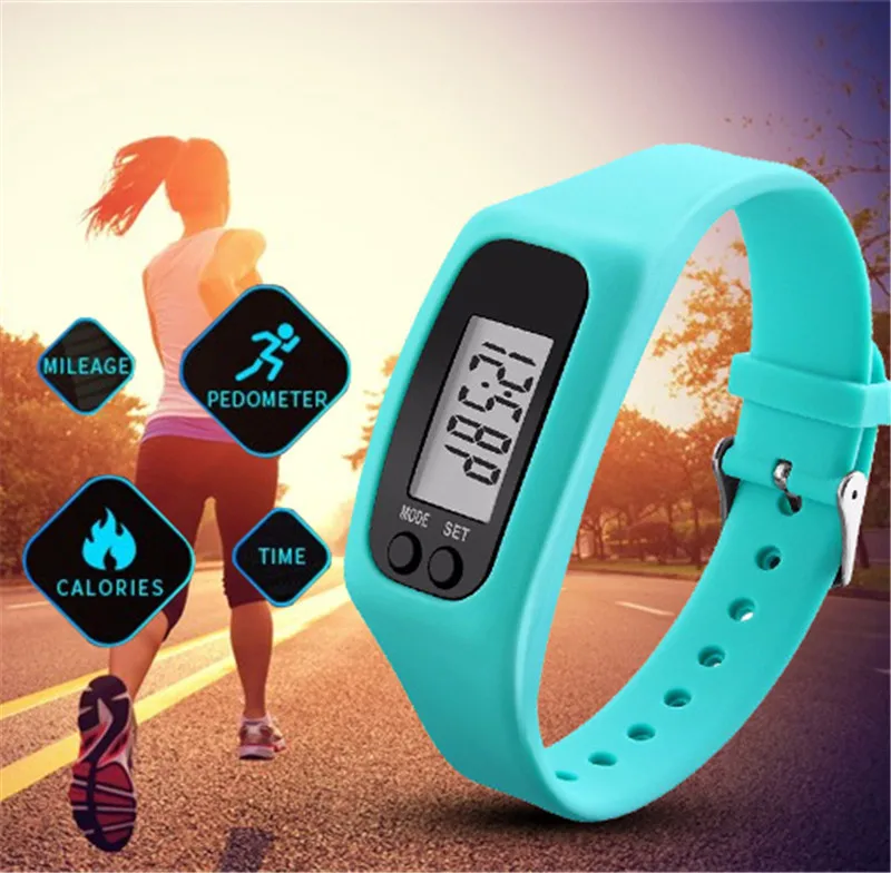 Часы мужские с секундомером шагомером и ЖК дисплеем|Мужские электронные часы| |