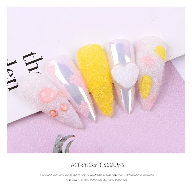 

Holographic Glitter Powder Nail Art Pigment 3D Colorful Nail Sequins Spangles Polishing Manicure Nail Art Tips Decorations