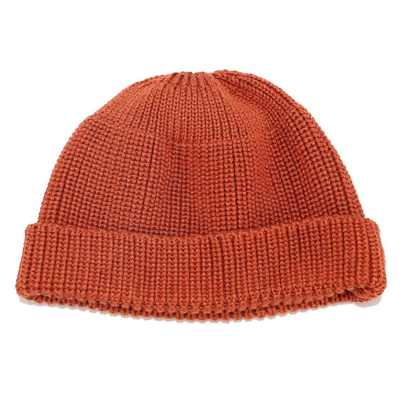 color 1 Надежные часы кепка хип хоп Skullies шляпа мужская вязаная короткая шапочки Череп Кепка бежевый хаки черный желтый - Цвет: color 1