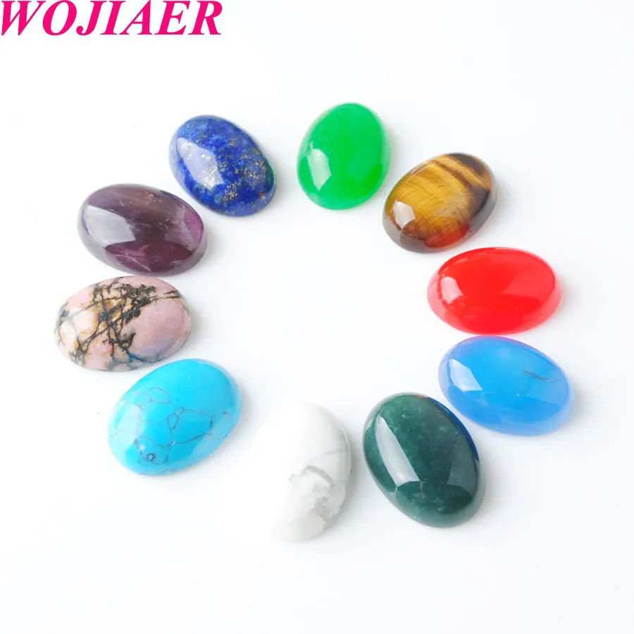 WOJIAER Howlite золотой песок агат драгоценный камень овальный кабошон без отверстия