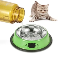 stainless steel dog bowl for dish water dog food bowl pet puppy cat bowl feeder feeding dog water bowl for dogs cats