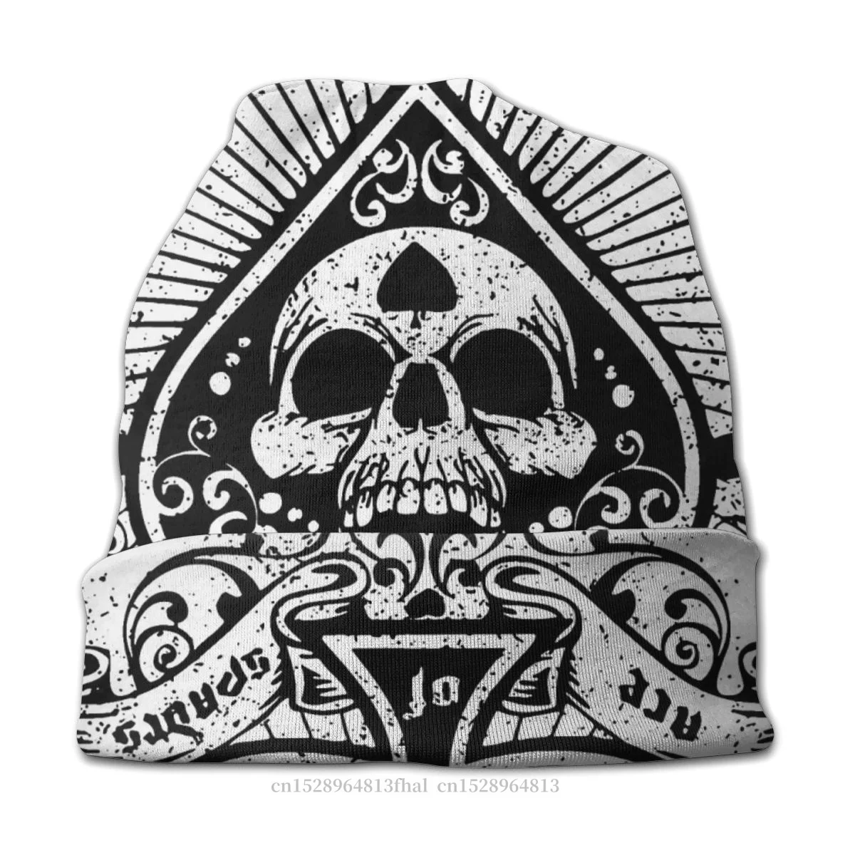 Тяжелый металл 1960s панк рок музыки головные уборы Skullies Beanies Кепки s туз пик Вязание