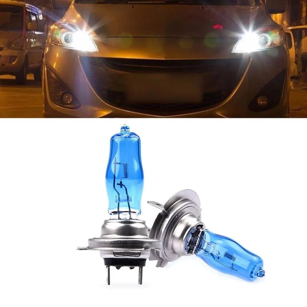 Авто галогенная лампа 55 Вт 100 H1 H3 H4 H7 H15 авто галогенная Грушевый Nebel Lichter 12V 6000K 3000K Scheinwerfer лампе