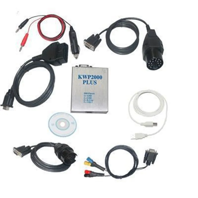

New Arrival KWP 2000 Plus ECU Flasher KWP2000 OBD2 OBDII ECU Chip Tuning Tool Read & Write ECU For Multi Brand Cars Programmer