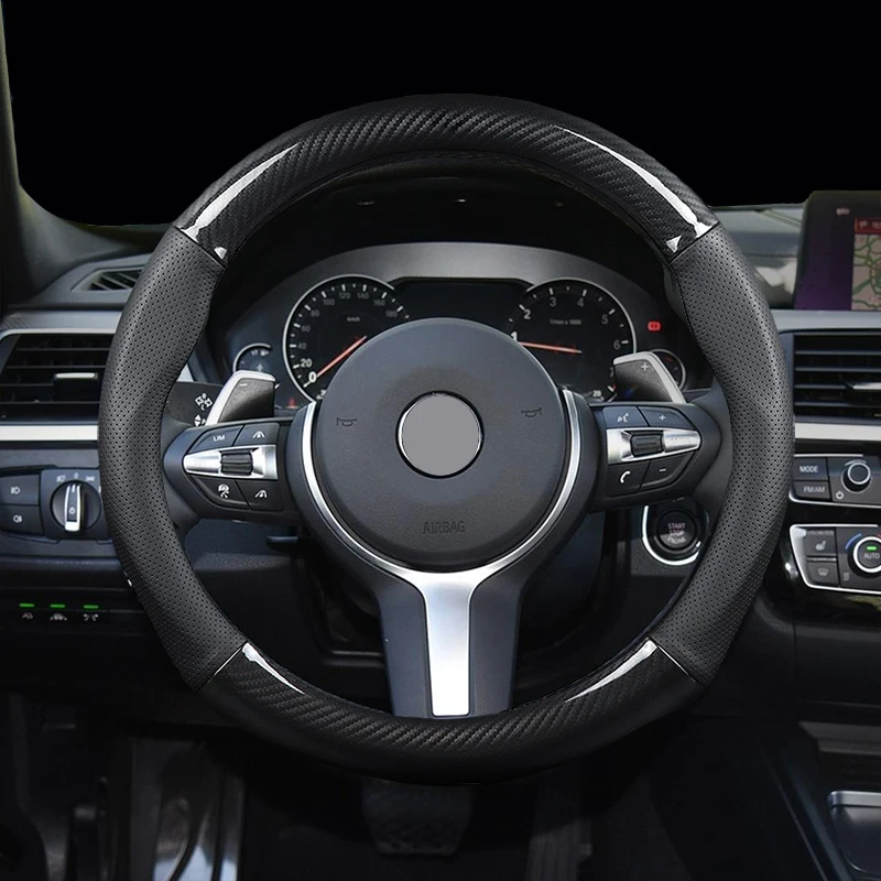 Чехол рулевого колеса автомобиля для BMW E83 X3 E53 X5 E39 E46 325i F86 F87 F80 F82 F12 F13 F33 F30 M3 X1 X6 320i
