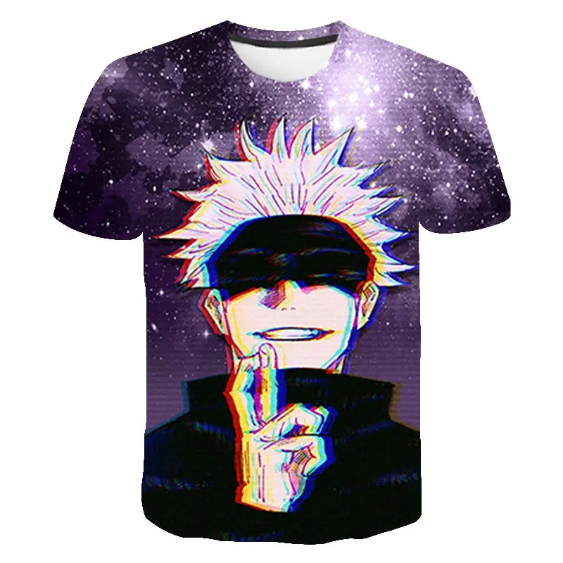 

Anime Comic Jujutsu Kaisen 3D Print T Shirt Kids Cartoon Fashion Men's Clothing Oversized Fashion Women Tee Shirts