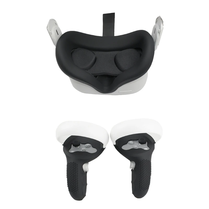 

Dust-proof Anti-Slip Rocker Cap VR Lens Cover Silicone Case Handle Grip Cover for -Oculus Quest 2 Touch Controller