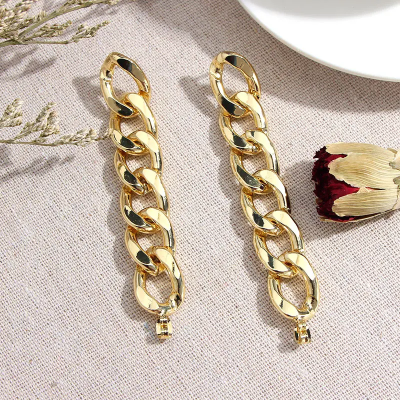 Женские серьги с кристаллами JJFOUCS роскошные геометрические металлические