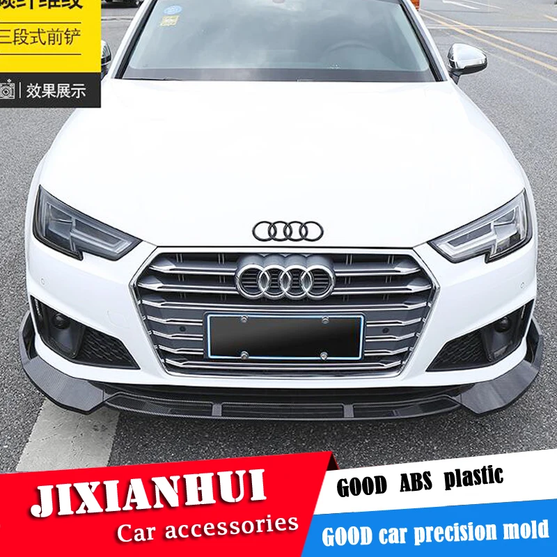 Задний спойлер 2019-2020 для Audi A4 ABS задний передний бампер диффузор защитные бамперы