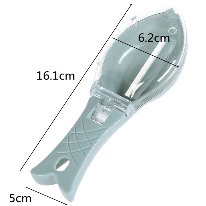 

1Pc Fish Scaler New Cleaning Fish Skin Brush Scraping Graters Fast Remove Fish Knife Cleaning Peeler Scaler Scraper Fish Cleaner