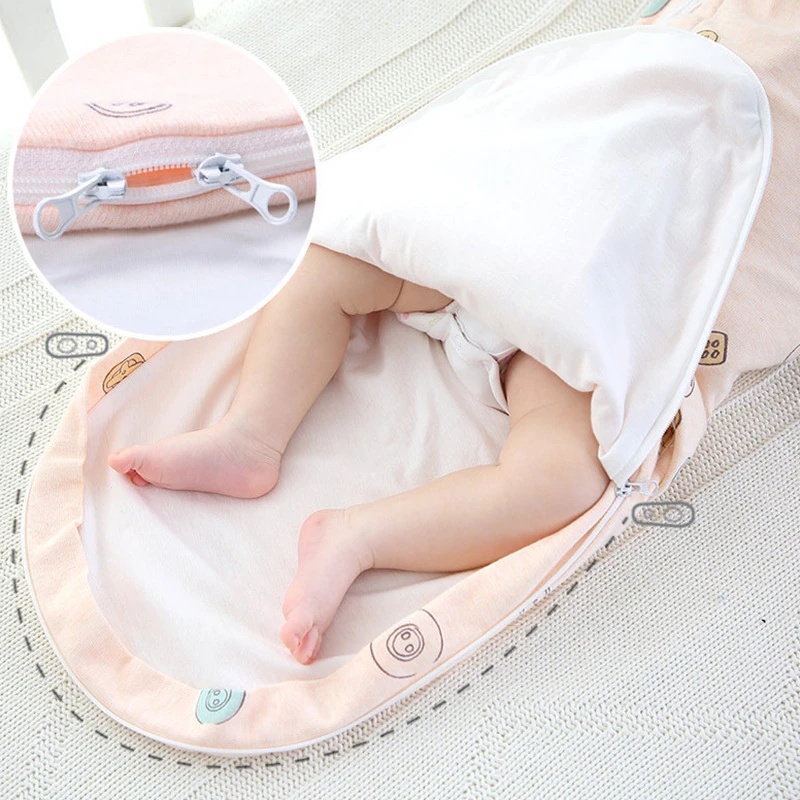 Neck-protection Baby Swaddle Cotton Newborn Babies Anti-shock Sleeping Bag Cartoon Blanket Swaddles Wrap Care Head Pillow | Мать и