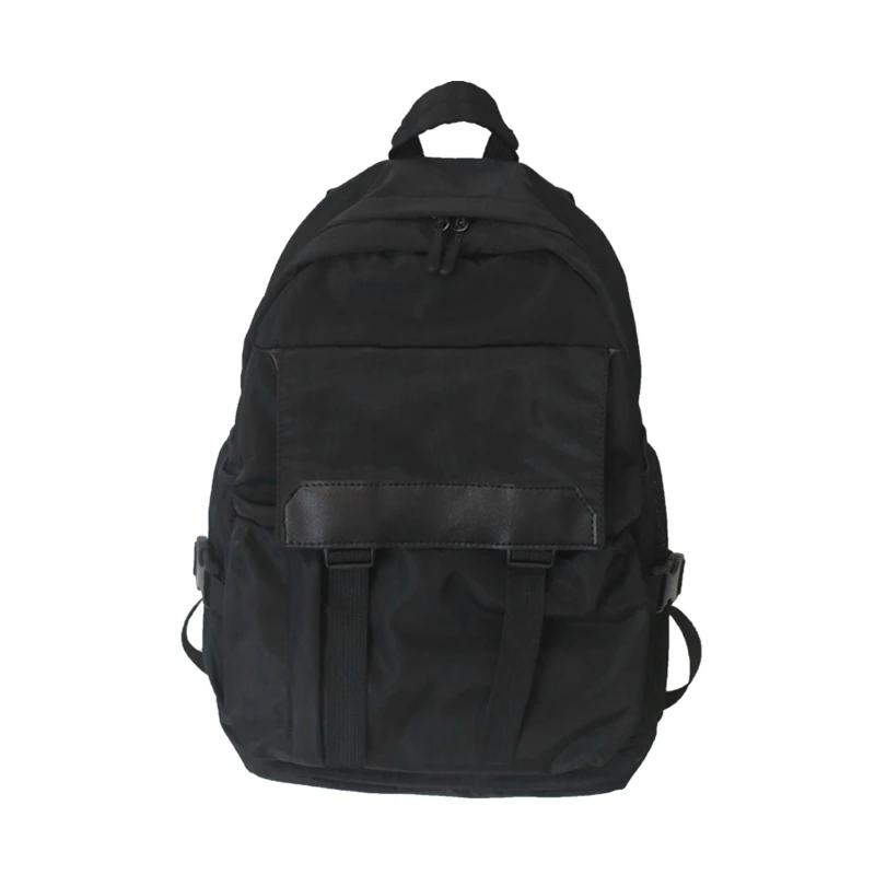 

School Bag Japanese College Style Retro Nylon High-capacity Student Korean Backpack Simple Backpack Female Computer Bag