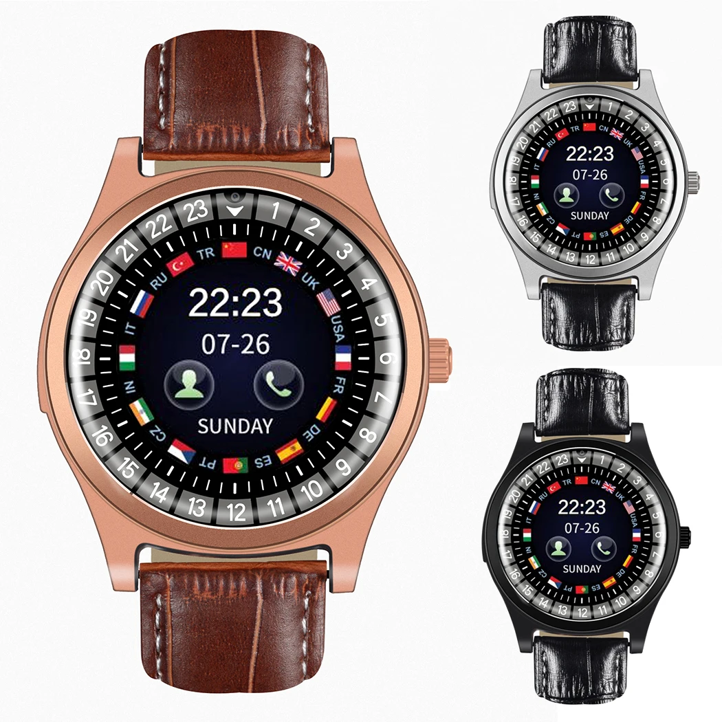 Смарт-часы с Bluetooth камера sim-картой шагомер напоминание о сидячем положении