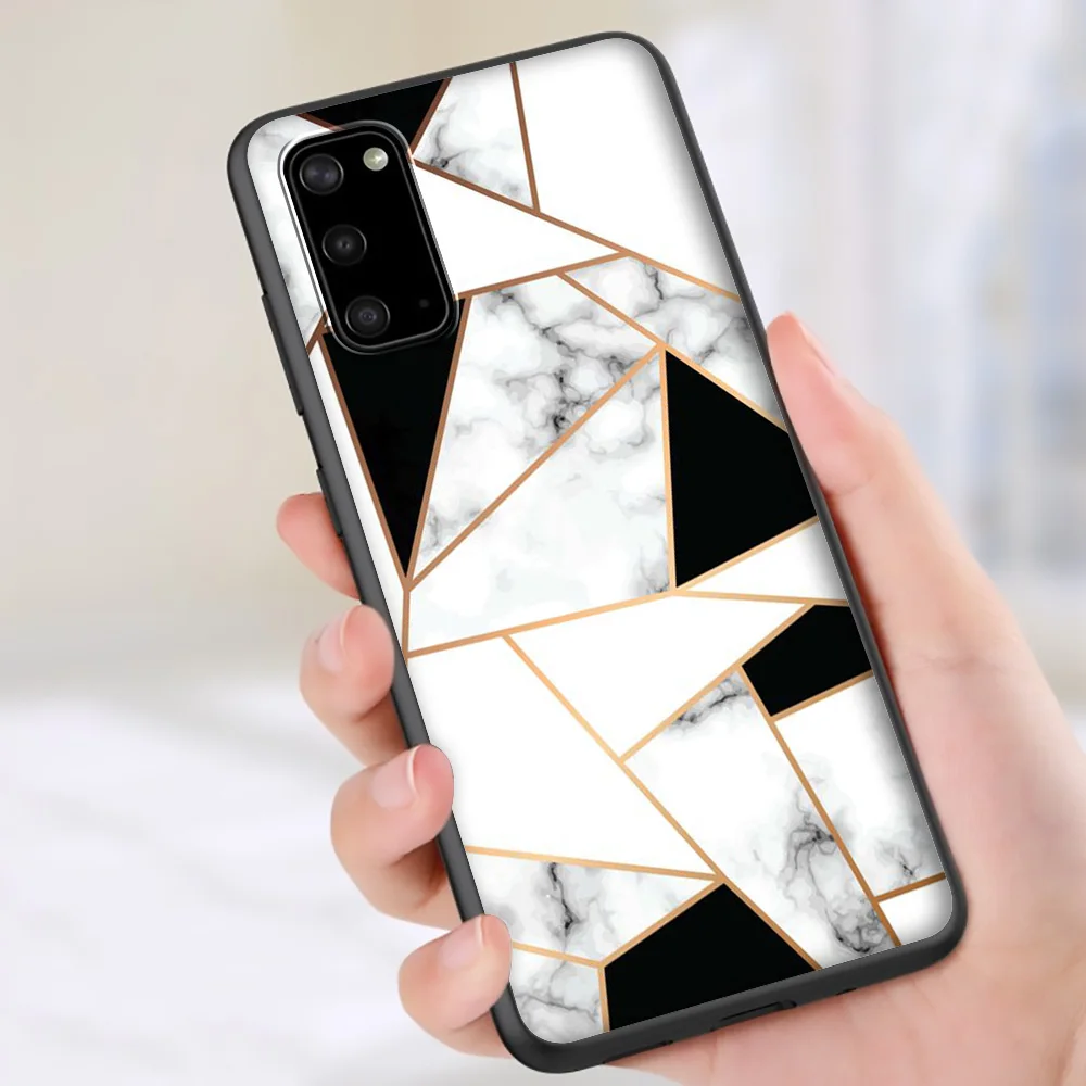 Lavaza Geometric Marble Soft Case for Samsung Note A3 A5 A6 A7 A8 A9 A10s A20s A30s A40s A50s 10 A70 8 9 J6 Plus | Мобильные