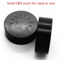 rnmn0603 rngn1204 solid cbn pcbn cnc internal external turning tools lathe inserts rcgx rcmx for machining brake disk rolls 1pc