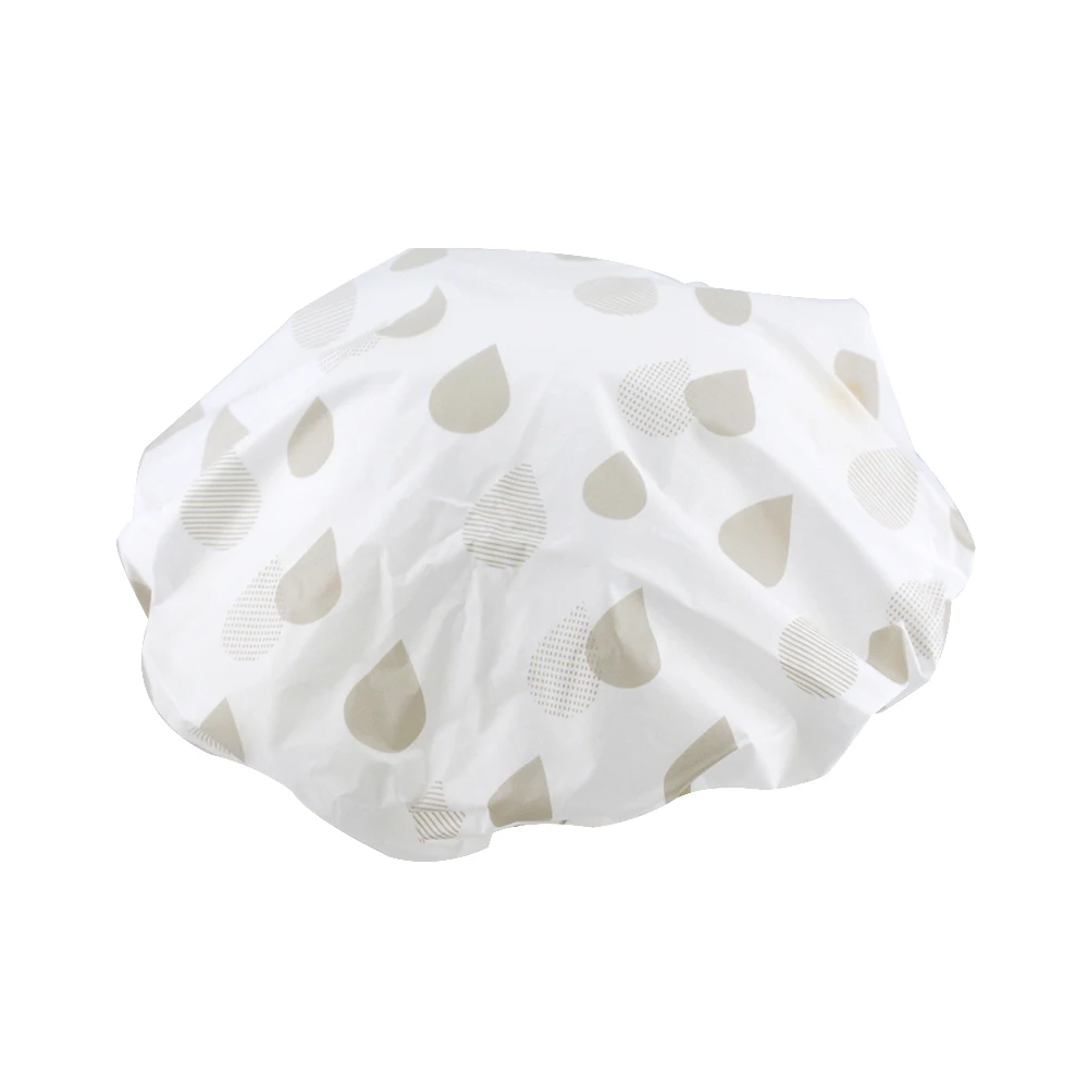 

Waterproof shower cap adult female hair cover shower hat anti-smoke hair cap
