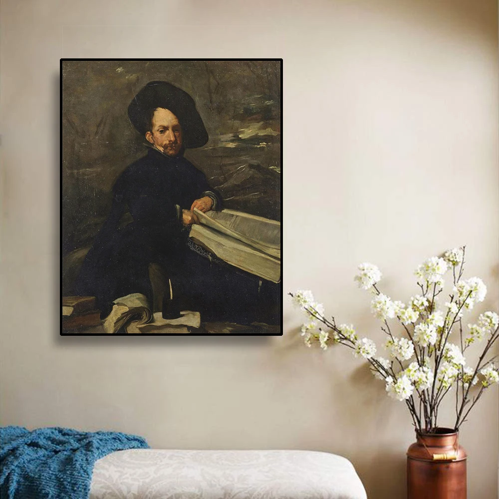 Cassisy Холст Картина маслом 《 Шут Дон Диго де аседо 》 Diego Velazquez художественный