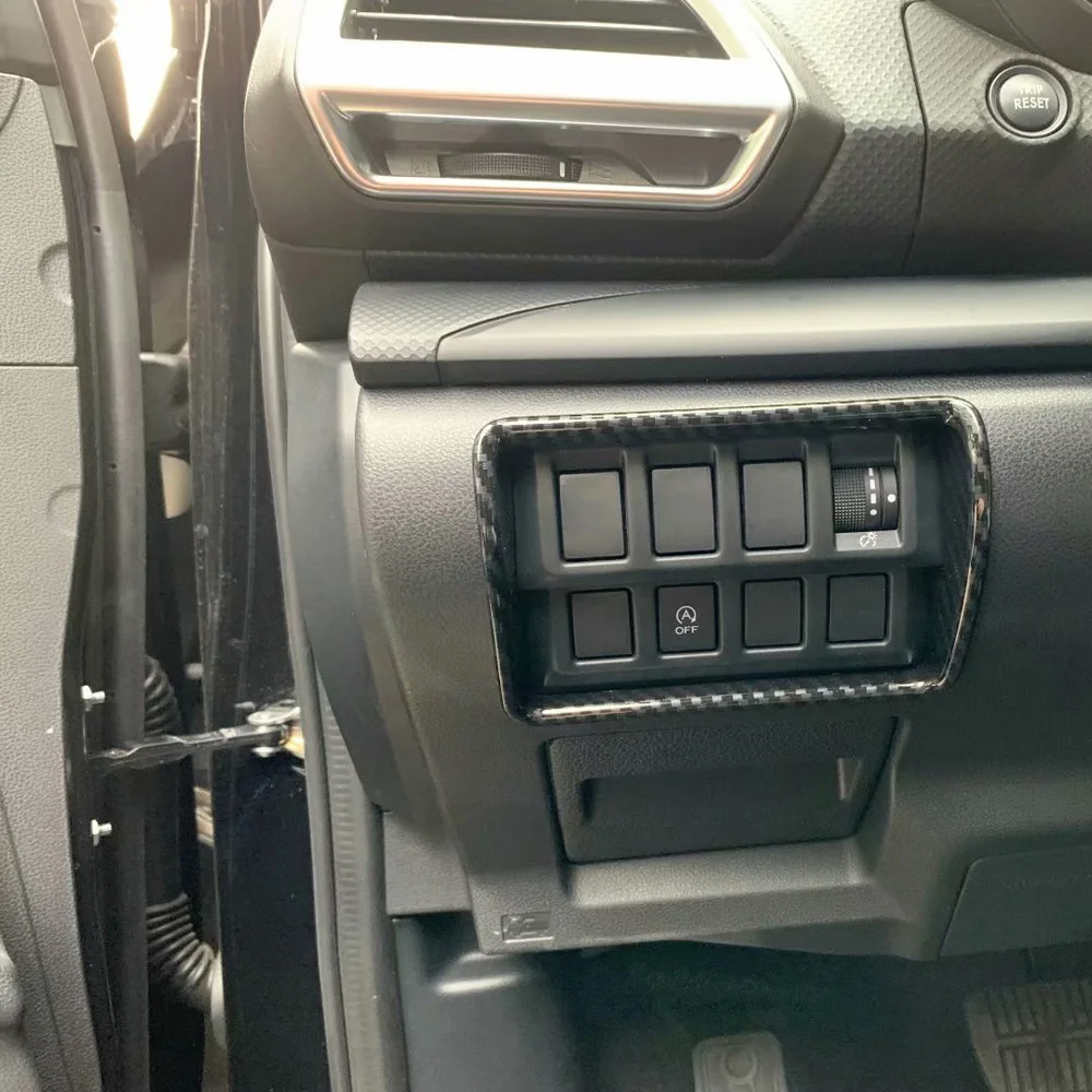 Для Subaru Forester SK 2018 2019 2020 из углеродного волокна панель пересветильник еля света