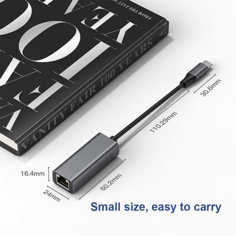 Hot USB Type C Ethernet Adapter Network Card Type-C To RJ45 Lan Internet Cable For MacBook Pro Samsung Galaxy S10/S9/Note20 | Компьютеры и