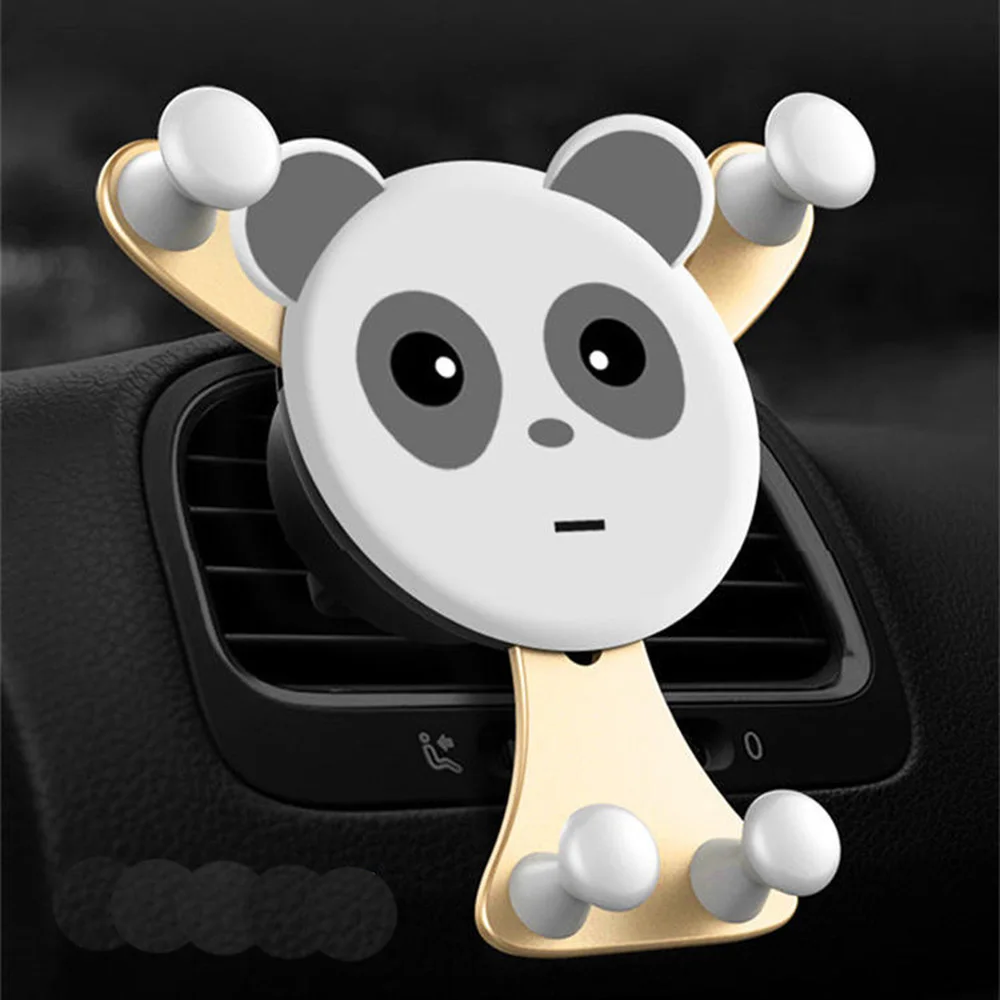 

Panda Cartoon Bracket Is Suitable For For Xiaomi For Huawei For Iphone Mobile Phone Car Navigation GPS Bracket