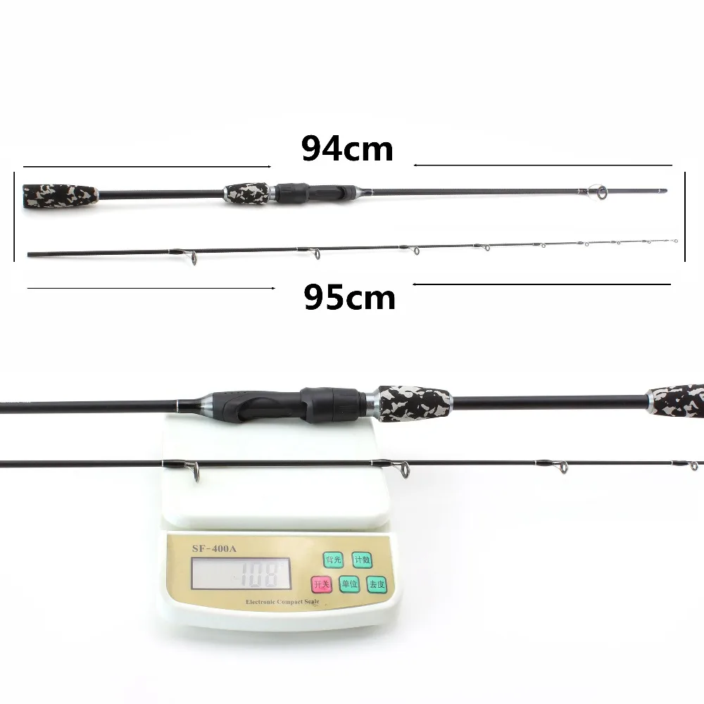 

Clear inventory 1.8m Lure Rod Carbon Fiber Trout Rod Fast Action M Fishing Rods Lure Weight 10-28g fishing Fishing Tackle