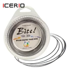 Стальная плетеная проволока ICERIO 10 м с нейлоновым покрытием, 7 нитей, 5-200 фунтов