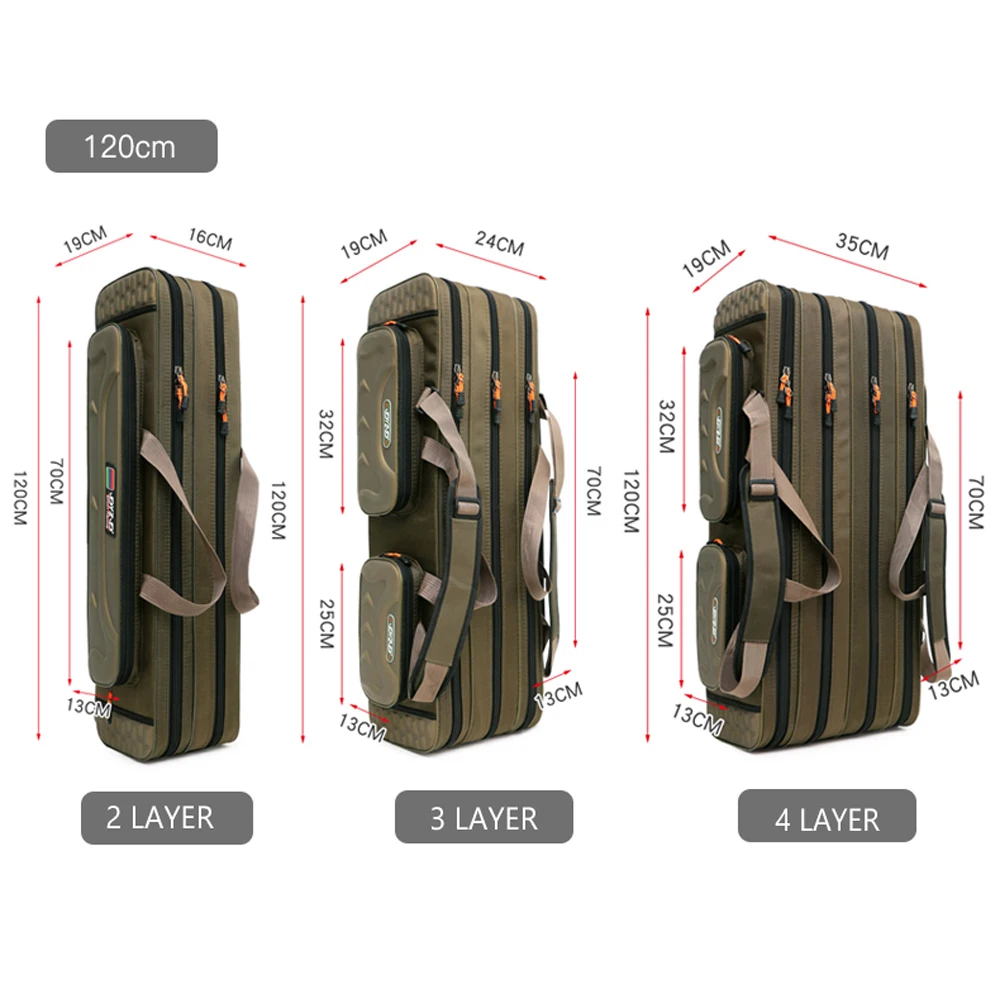 Сумка для рыболовных снастей 2/3/4 слоя водонепроницаемая | Спорт и развлечения