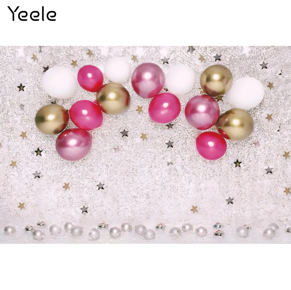 

Yeele портрет мечтательной Baby Shower изображением леса узора из точек и День рождения декоративный шар точки фон фотографический фон для фотосъе...