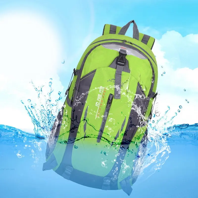 40L Outdoor Backpack Waterproof Men Mountaining Hiking Backpacks Women Travel Trekking Rucksack Ultralight Camping Sports Bags | Спорт и