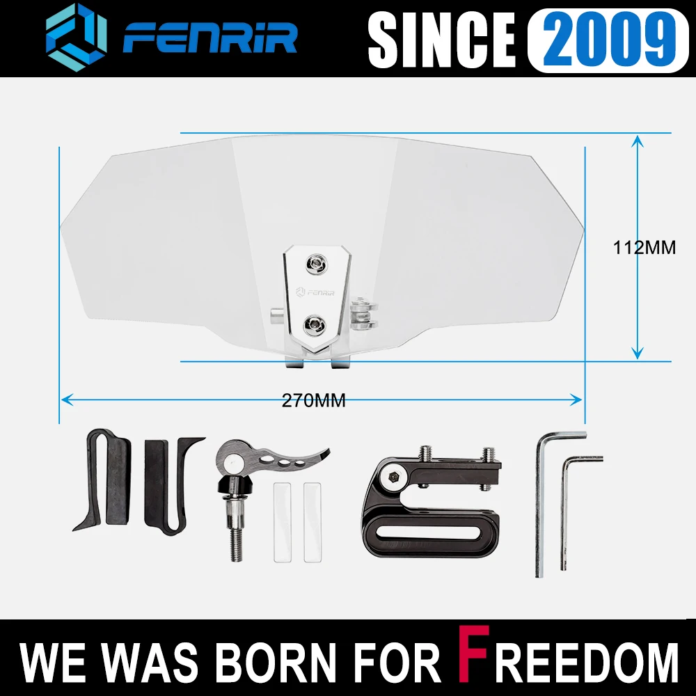 Лобовое стекло мотоцикла для скутера Harley лобовое Yamaha R15 Tmax 530 Fz6 Honda Shadow 750 Goldwing Cb500x