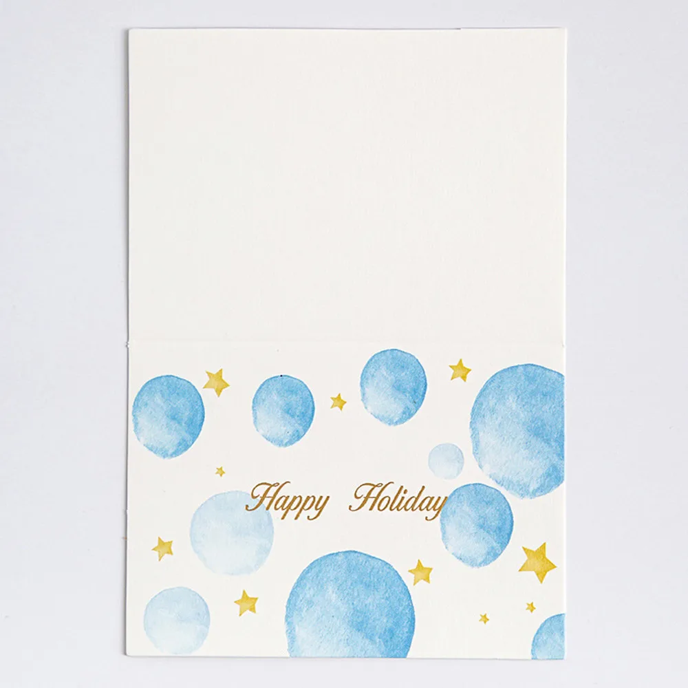 

10pcs/lot Mini Greeting Cards Thank you Card Happy Birthday Christmas Party Wedding Invitations Letter Greeting Cards