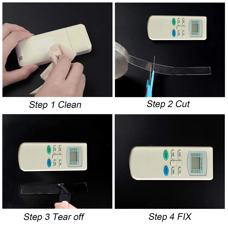 3М прозрачная двухсторонняя лента для лица на самоклеящейся основе для ванной комнаты, водонепроницаемая наклейка для автомобиля, суперпрочный силикон dobble on.