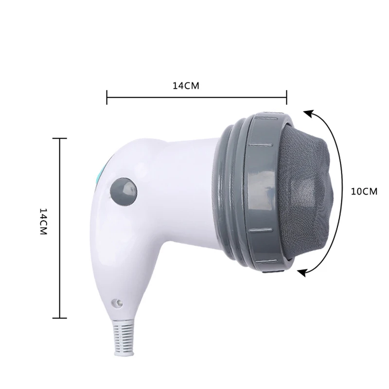 

Electric Vibrating Body Massager Full Body Slimming Neck Kneading Massage Relax Tool Massage Roller Anti Cellulite Machine