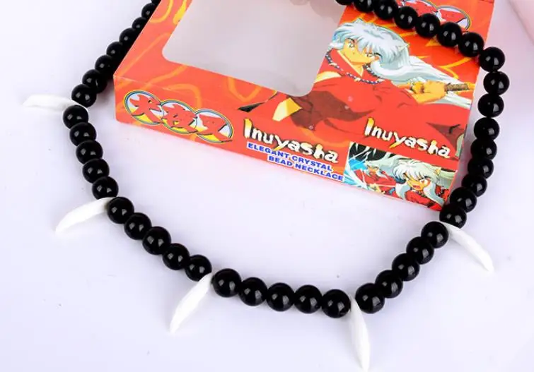 1 упаковка Новинка крутой аниме Inuyasha волк зуб Kikyou ожерелье ювелирные изделия