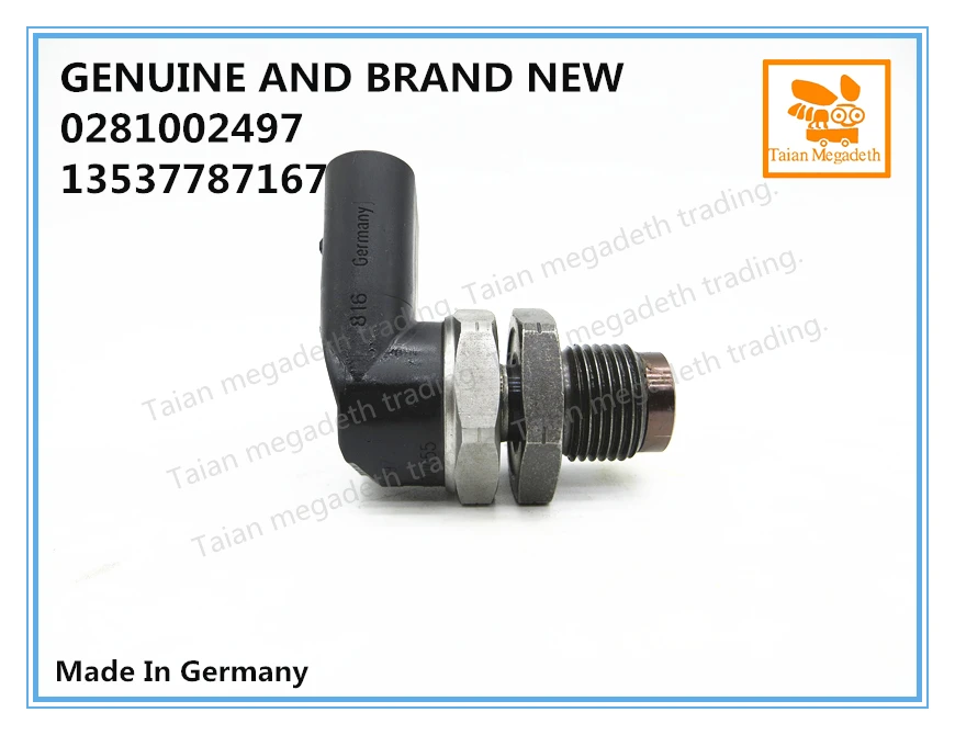 Подлинный и совершенно новый датчик давления впрыска дизельного топлива 0281002497