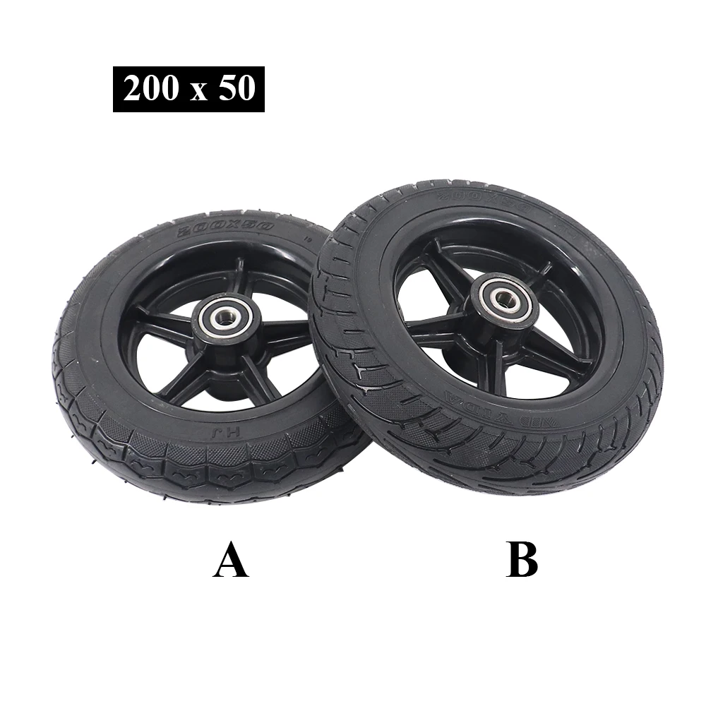 

200x50 Solid Tire Wheel for Electric Scooter Balance Car 8x2 Solid Wheel Explosion-proof Puncture Proof Tubeless Tyre Parts