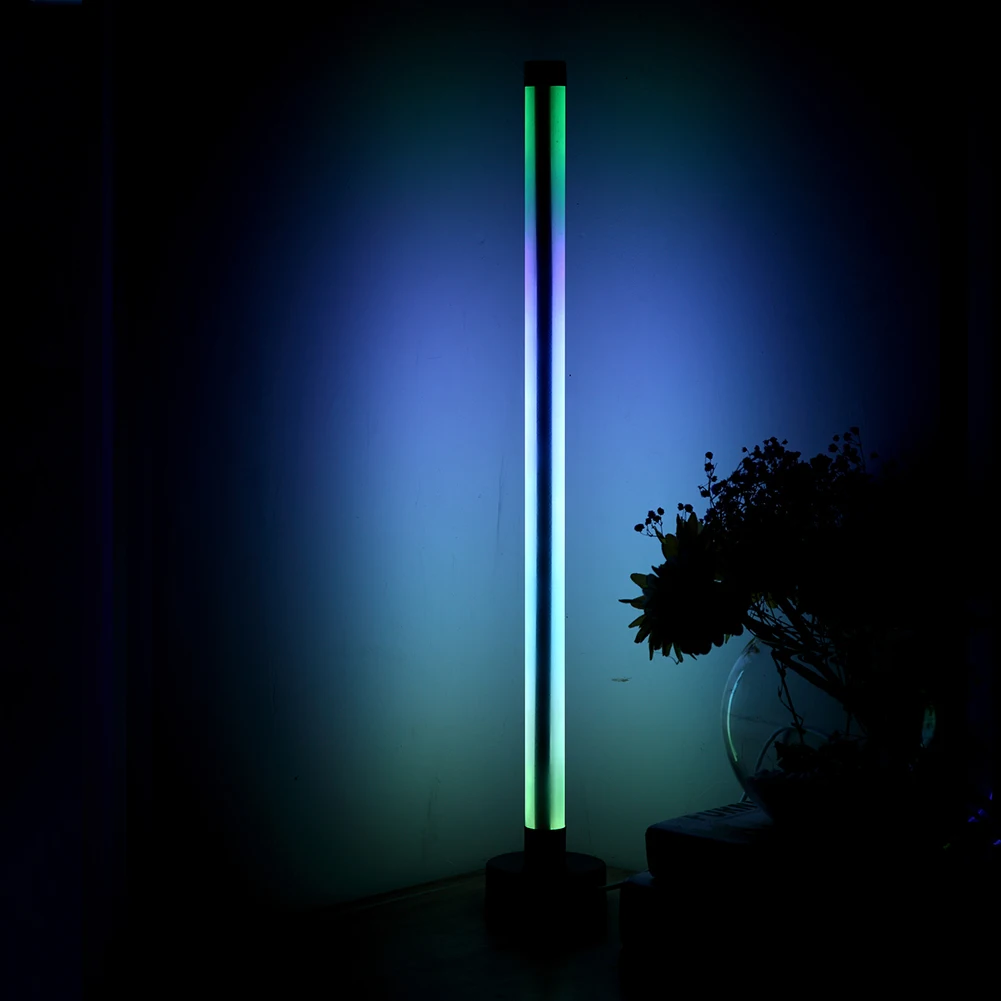 

Nordic LED Floor Lamp Modern Simple Colorful RGB Corner Rod Floor Light for Living Room Bedroom Interior Atmosphere Standing